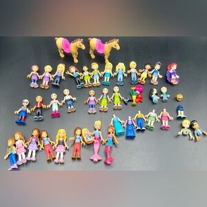 Lego and Barbie- Mixed lot of Mini Figures, Colorful Kids Toy Figurine Set‎